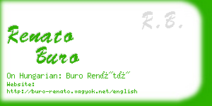 renato buro business card